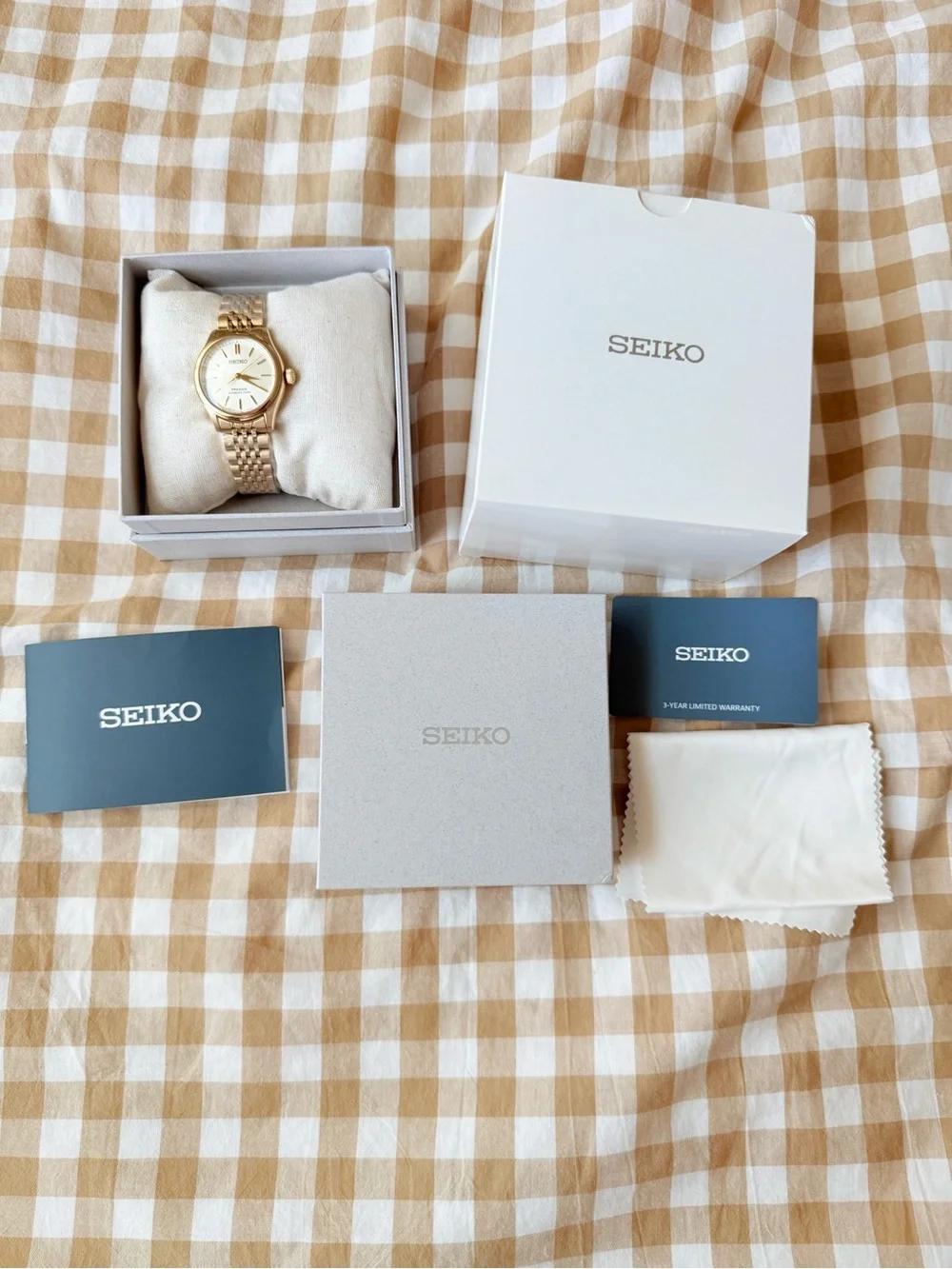 🥝Seiko Presage Classic Series 36mm Gold Tone 